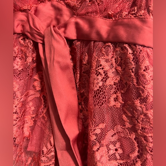 Beautiful Free People Chante Lace Ribbon Tie Lined Tank Top Frenchie Kiss 💋 NWT - Picture 5 of 6